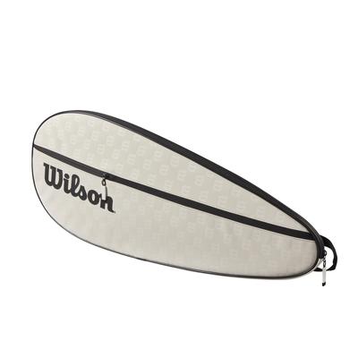 Tennis Badminton Racquet Bag PREMIUM TENNIS RACQUET COVER Tennis Racket Cream Black [Wilson] (Premium Cover)