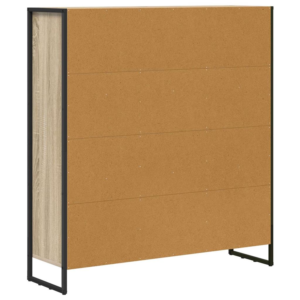 Bookshelf Set of 2 Sonoma 99.5 x 30 x 108 cm Engineered Wood