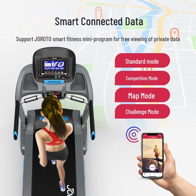 JOROTO L3 Smart Foldable Home Treadmill CN plug (adapter included)