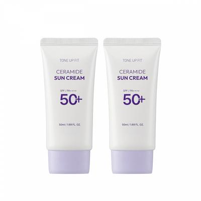 Charzone Tone Up Fit Ceramide Sun Cream 50ml X 2