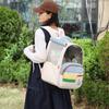 Convenient for Pets To Go Out Large Capacity Foldable Breathable Pet Backpack Portable Cat Bag Small Animal Carrier