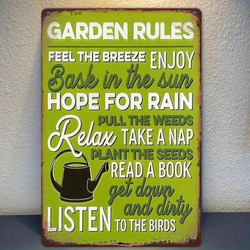 Funny Garage Tin Sign Wall Decor Metal Poster