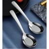 304 Stainless Steel Long Handle Flat Bottom Spoon