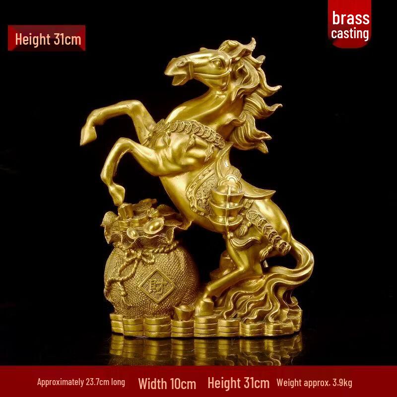 Pure Bronze Instant Success Horse Figurine