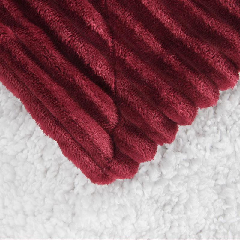 Lambswool Double-Layer Solid Color Flannel Sofa Blanket