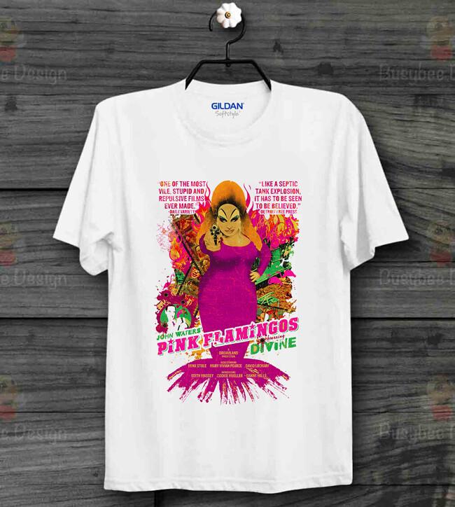 26 Pink Flamingos 70s Film Divine Comedy QUEEN DREAMLAND Unisex T Shirt B153 Unisex T-Shirt XL