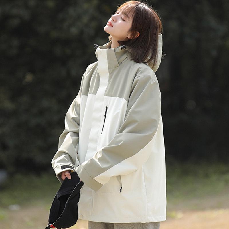 2024 Unisex Outdoor Windproof & Waterproof Jacket with Detachable Liner for Travel, Hiking, & Mountaineering