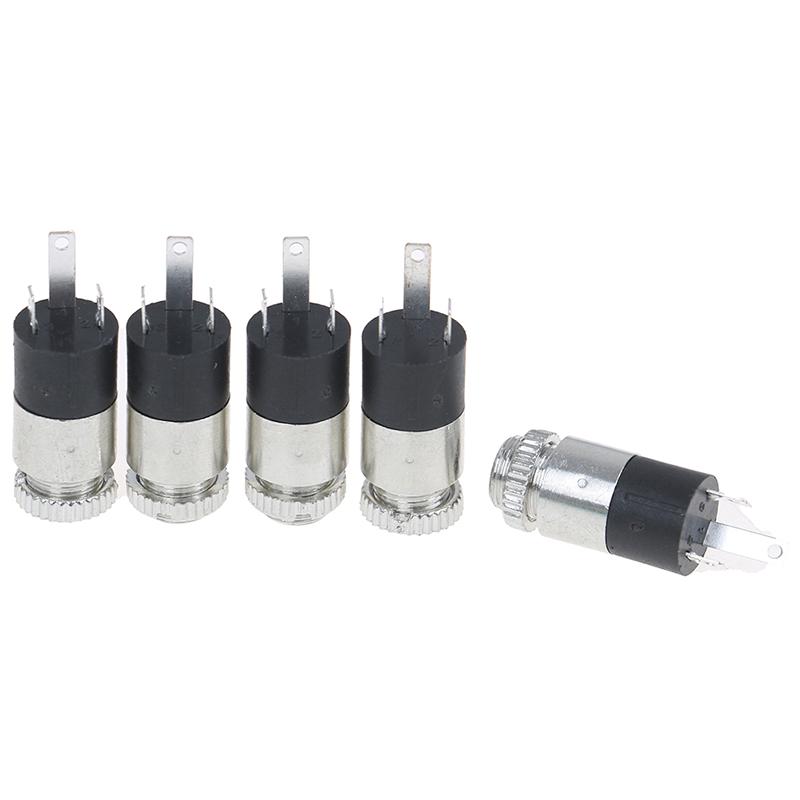

5Pcs Silver Pj392 3.5Mm Stereo Female Audio Headphone Connector Jack Socket Plug