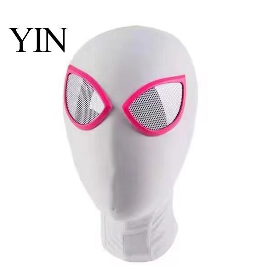 Superhero Role Play Mask Spider Balaclava Mask, Full Face Cosplay Headpiece for Adults Kids, Realistic Movie Web Hood Breathable Costume with
