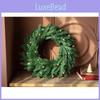 New Christmas Wreath Door Hanging 50/60cm Green Pe Mixed Leaf Snowflake Decor