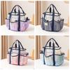 Handbag Clothes Storage Bag Fresh Color Hanging Shower Organizer Mesh Toiletry Bag  Cosmetic Bag