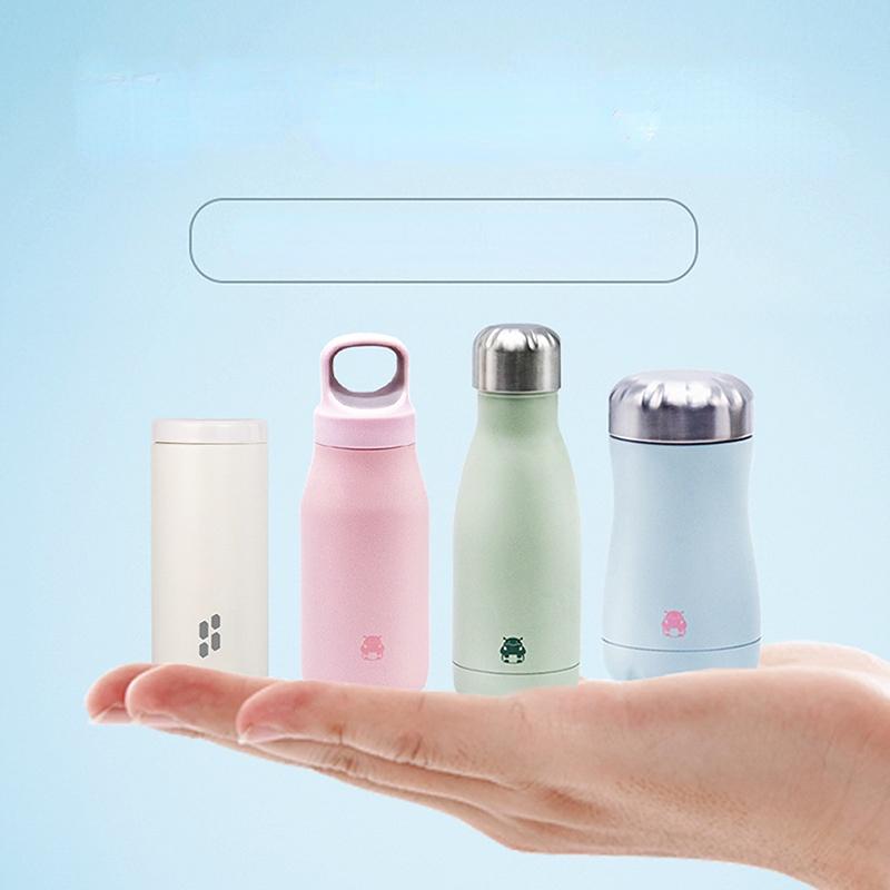 Multi-purpose Portable Thermos Cup 180ml Vacuum Flasks Portable Stainless Steel Thermos Cup Water Bottle Travel Cup Office Thermos Cup