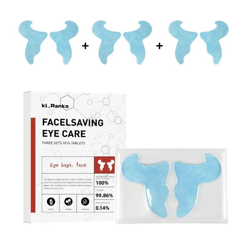 1/3/5 Box Collagen Water Soluble Eye Mask Anti-Aging Face Filler Absorbable Collagen Protein Mask Reduce Fine Lines Wrinkles Skin Care