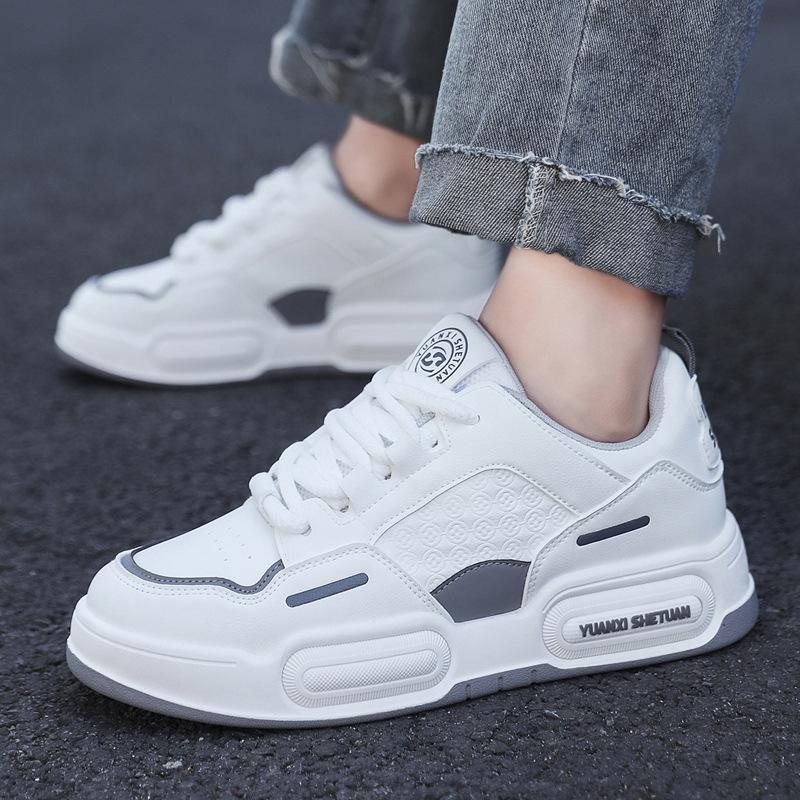 New Mesh Casual Board Shoes for Men, Thick Soled Height Increasing Sports Shoes