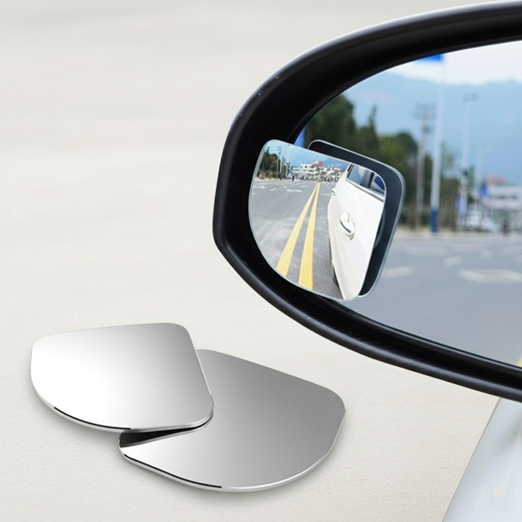 

Extra Wide Angle Adjustable Blind Spot Rear View Mirror for Cars Motorcycles Universal Fit Auto Accessories серебряный
