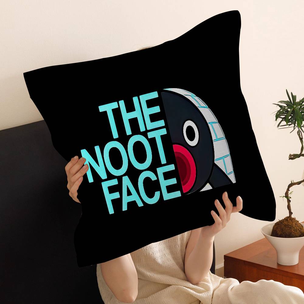 Cartoon Pingu Penguin Lucky Dragon Pillow Cover Sofa Cushion Cover Home Room Decoration Children Gift