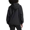 adidas Side Stripe Casual Sports Zip-Up Hooded Jacket Women Outerwear Black IR8095