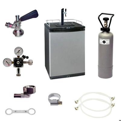 Beer Dispenser - KegMaster® - Complete Set - Beer Column - Compensator Tap - NC Adapter