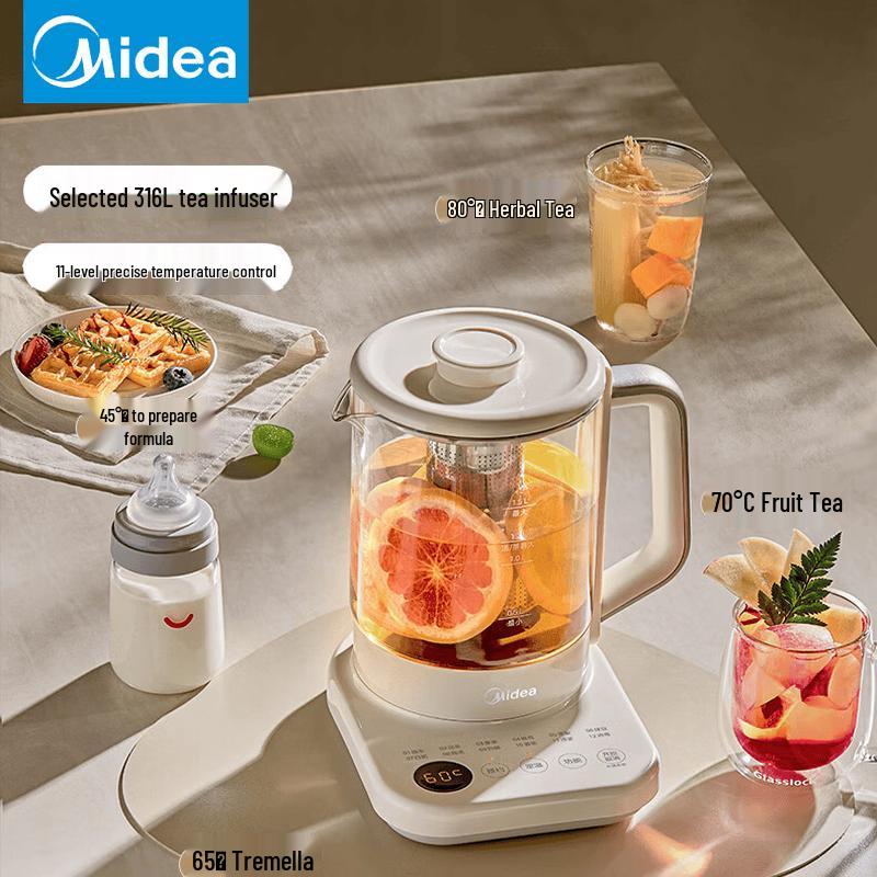 Midea Pure Titanium Smart Health Kettle CN plug (adapter included)