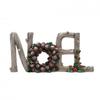 Resin Mantel Plaque - Noel