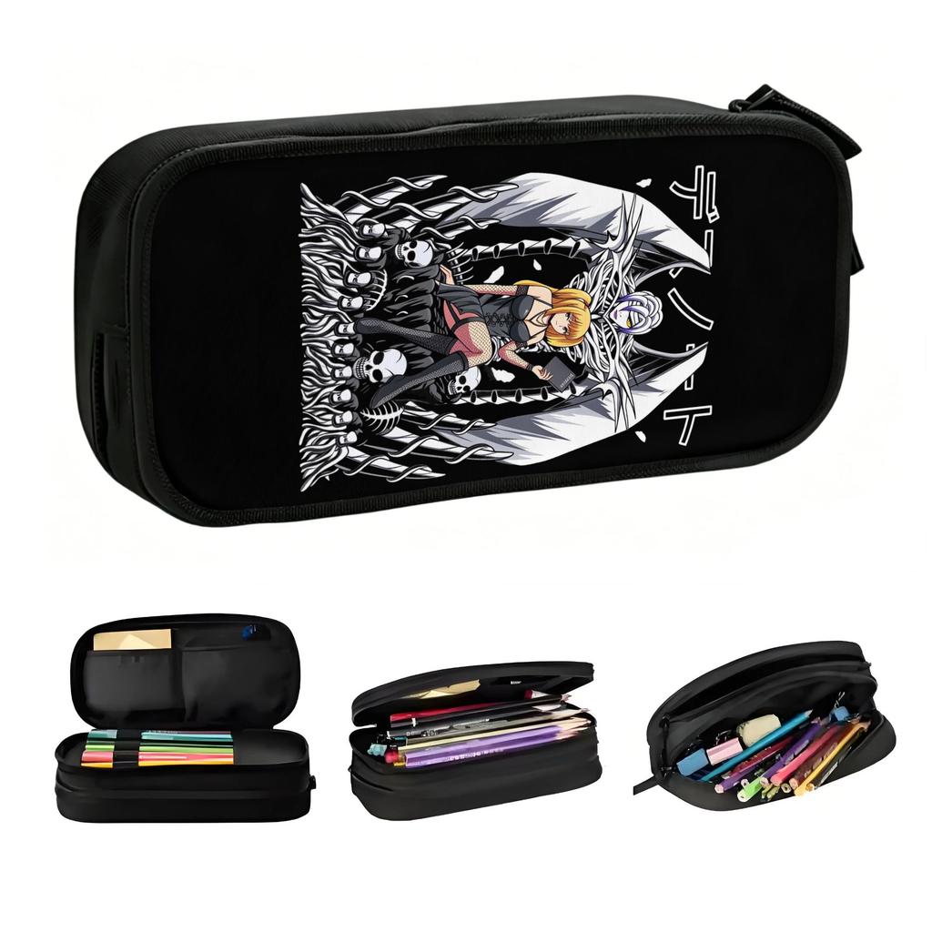 Rem Death Note Misa Amane Anime Korean Pencil Cases Boys Girls Large Capacity Manga Pencil Pouch Students Stationery
