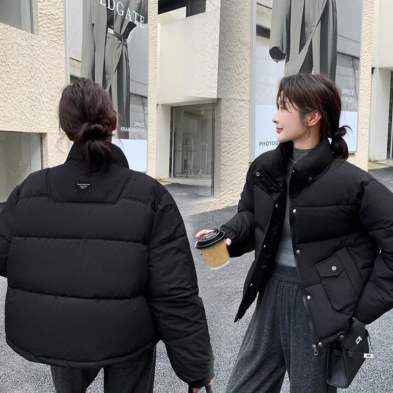 Cotton Jacket Women's Short New Padded Jacket Women's Thickened Down Cotton Jacket Women's Korean Version of Loose Bread Jacket Padded Jacket