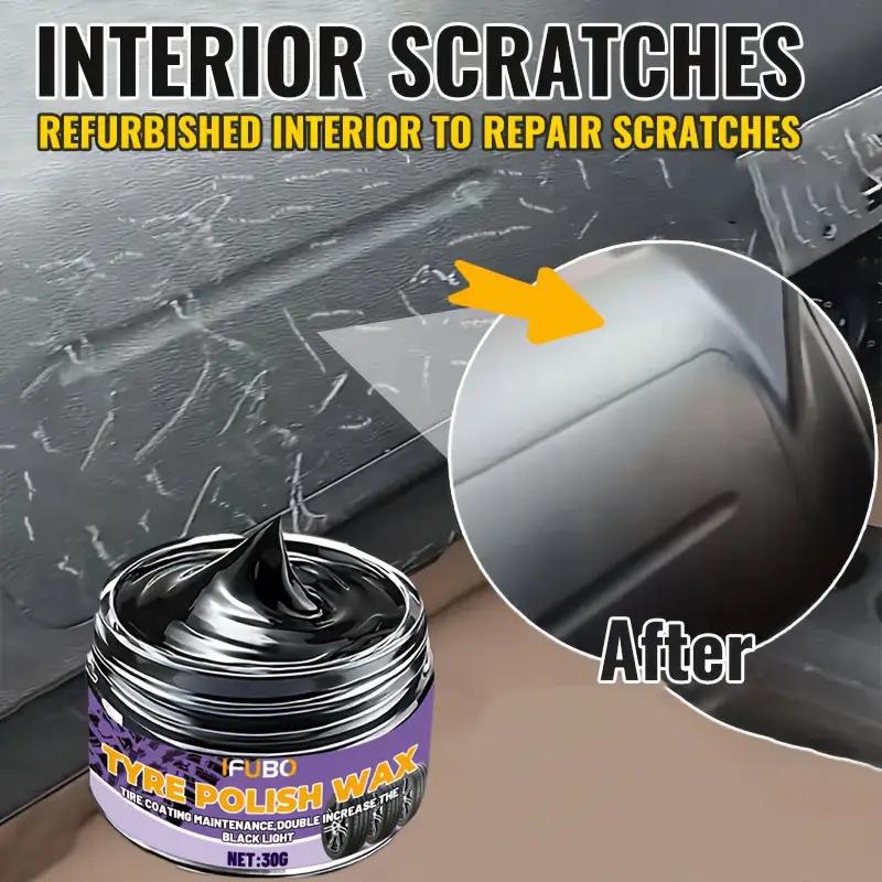 Plastic Scratch Repair Agent, Dashboard Scratch Repair Paste, Interior Care Shine Cream, Tire Coating Wax, Long-lasting Care Oil