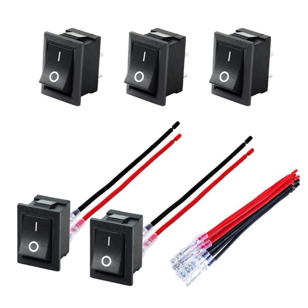 12 Volt DC Round Rocker Switch 2 Pin SPST Switch Small Rocker On Off Switch  Boat Marine