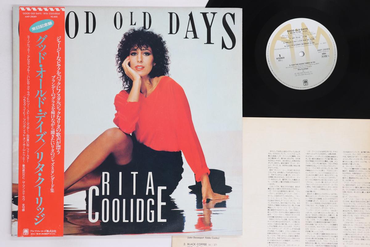 

LP Record RITA COOLIDGE - Good Old Days AMP28089PROMO A&M 1984 Japan Obi Pop Used
