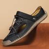 Popular Men's Hand-stitched Beach Sandals Men's Summer Casual Outdoor Mesh Breathable Cool Slippers Large Size