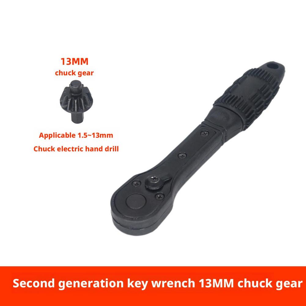 Detachable Head Key Ratchet Wrench Drill Chuck Torque Screw Spanner For Quick Bit Tools Drill C G7Y9