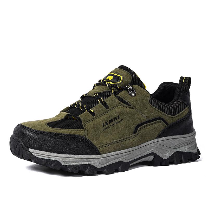 

Hiking Shoes Men Casual Sneakers Women Lace-up Sports Shoes Outdoor Low-top Comfortable Breathable Non-slip Sneaker Men 47 зелений