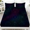 3pcs Fitted Sheet Bohemian Dreamcatcher Set 100% Polyester Mattress Covers Cozy Bedding Set Gift Bedroom Decoration 2 Pillowcase