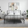 Bedside Tables - Maison Exclusive - Sonoma Grey - Engineered Wood and Iron Frame - 40 X 42 X 60 Cm
