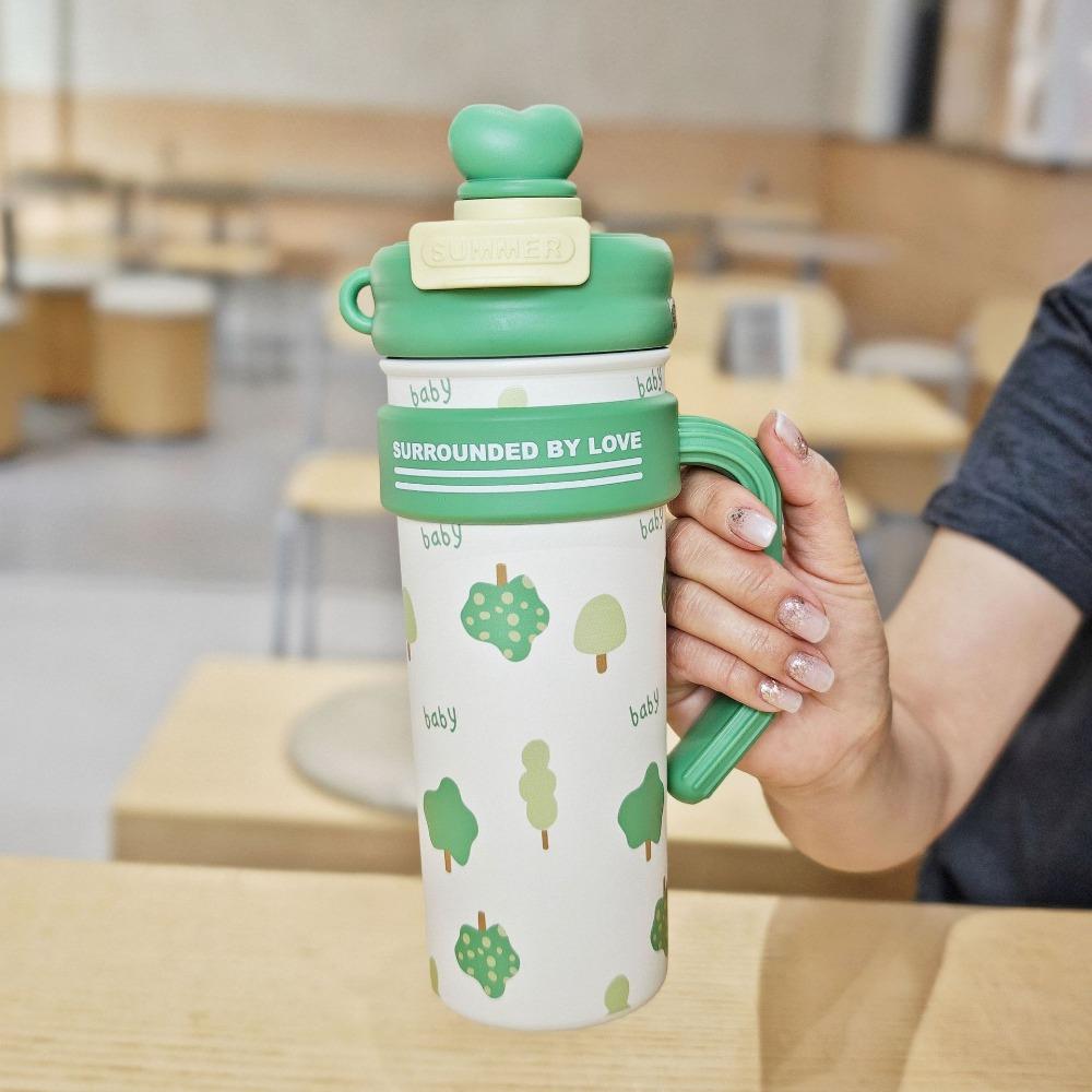 

700 мл Чашка з нержавіючої сталі 316 Ізоляція або Охолодження Ізольована чашка Термокружка для Хлопчиків та Дівчаток зелений