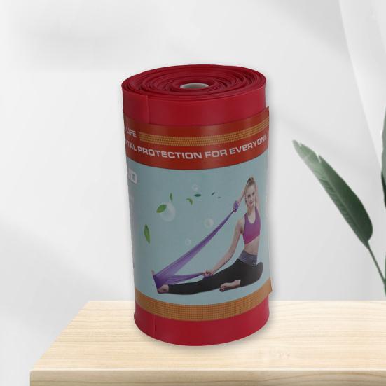 1 Roll 1.8m Yoga Tension Belt Flexible High Elasticity Cuttable  Body-shaping Women Yoga Exercise Workout Straps Fitness Use