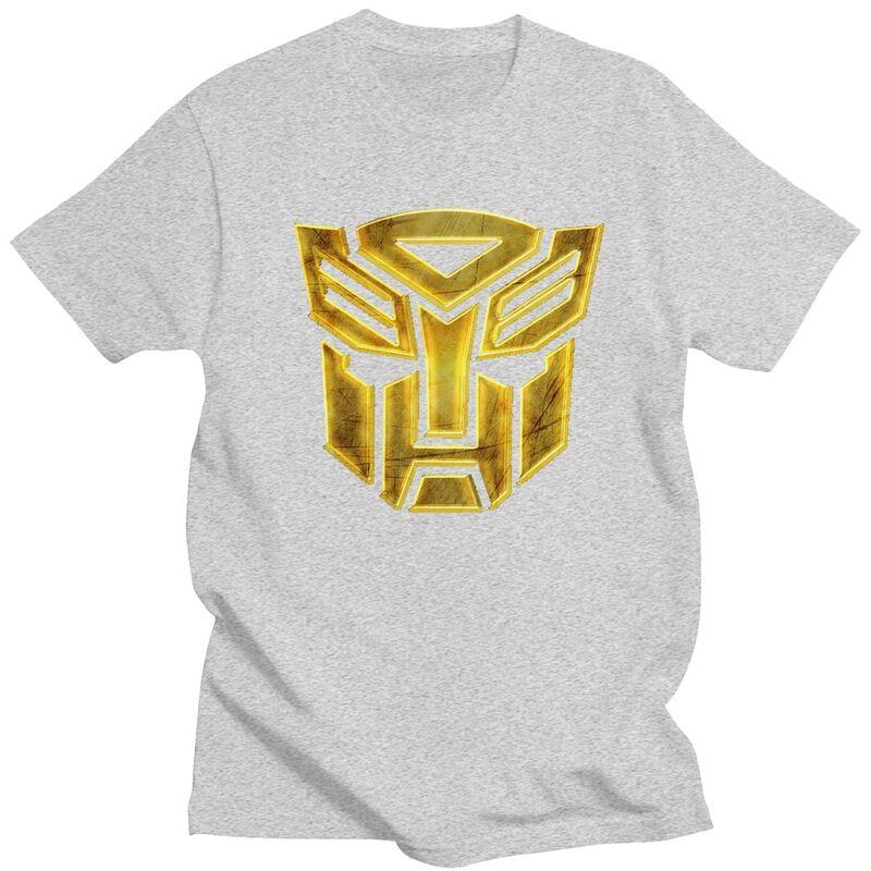 Individuelles Mode Cartoon Autobot Transformers Auto T-Shirt Herren Kurzarm T-Shirt Streetwear Tee Slim Fit T-Shirts Geschenk