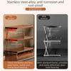 Foldable Design Tabletop Shelf Multi-Tier Mug Display Shelf  Home Organization