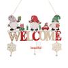 2027 Wooden Christmas Ornaments: Creative Santa Claus & Snowman Pendants for Trees