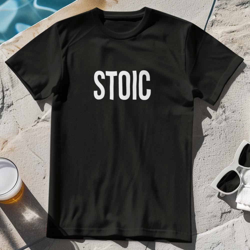 STOIC T-SHIRT - existentialism philosophy stoicism hellenistic theory greek crit Unisex T-Shirt M