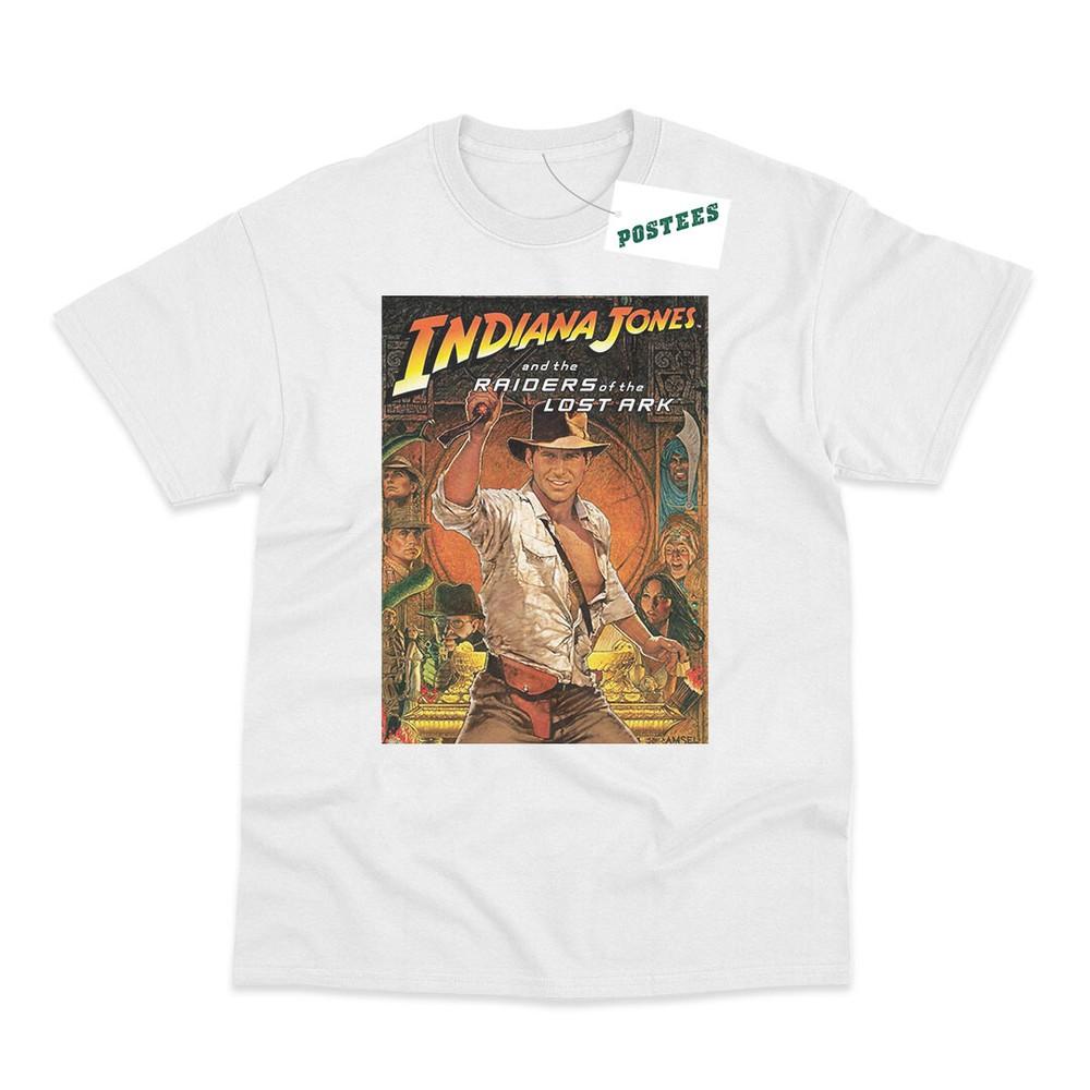 Retro Movie Poster Inspired By Indiana Jones Raiders Of The Lost Ark TShirt M