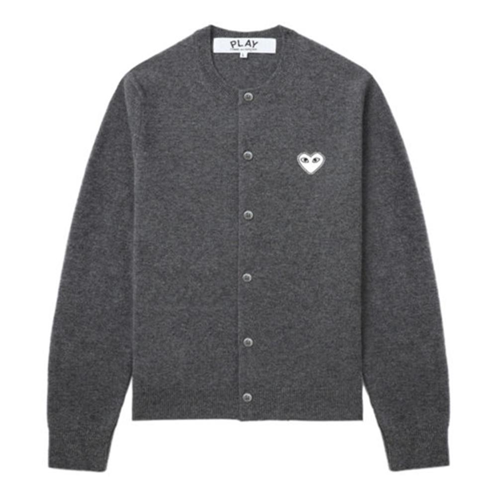 CDG Play Knitwear Unisex Crew Neck Moderate Cardigan CPXCDAXN0610O