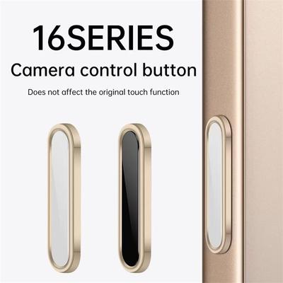 Für iPhone 16 Pro Max 16 Plus Kamera-Steuertastenabdeckung Empfindlicher Smart Island Metall-Kamera-Steuertastenschutz