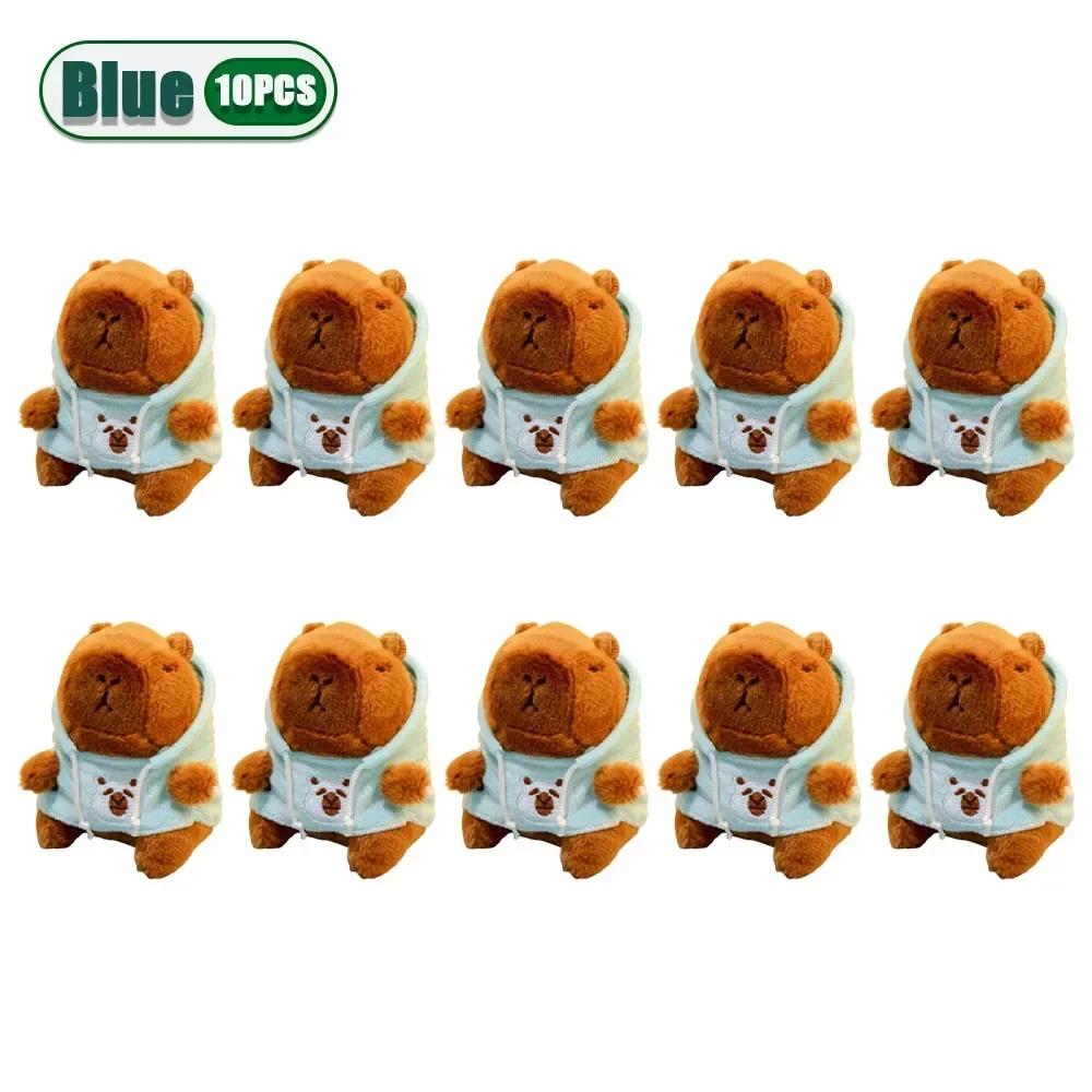 1-20PCS Capybara Plush Toy Keychain Water Pig Plush Doll for Backpack Hanging Christmas Gift Keychain Accesorios