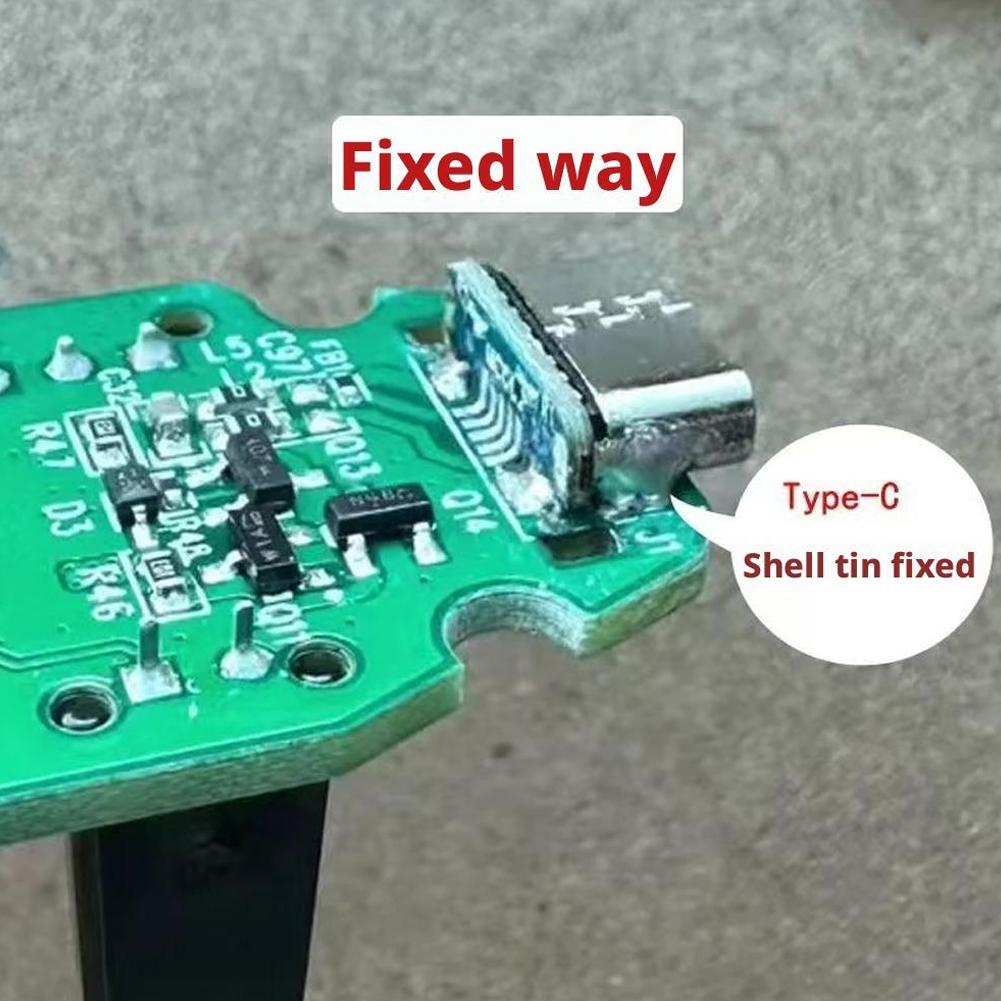 5PCS M85K Micro USB To Type C Adapter Board DIY Repair And Modification Accessories Support Charging And USB2.0 Data Transfer