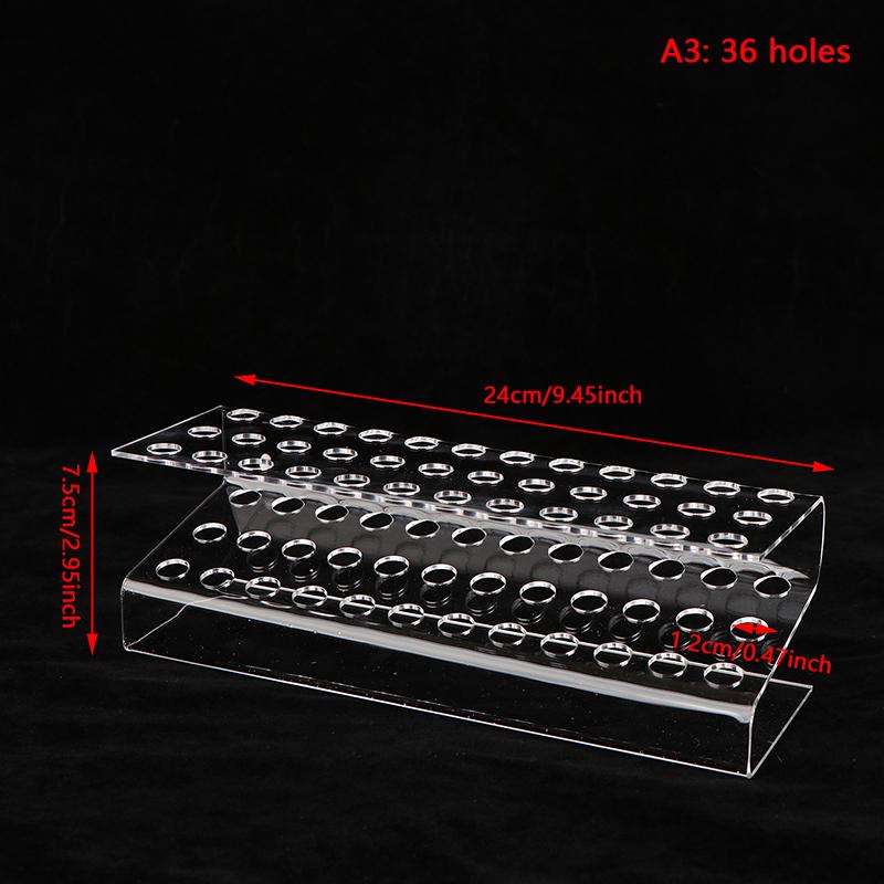 Augenbrauenbürsten-Röhrchen-Ausstellungsstand Wimpernbürsten-Aufbewahrungshalterung Pinzettenhalter Acryl Beauty Makeup Tools Wimpernpflanzung