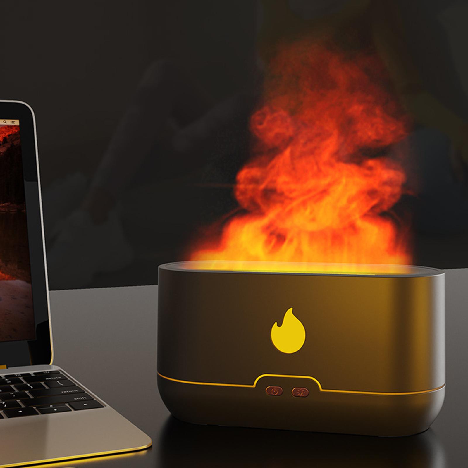 3D Night Light Cool Mist Humidifier Waterless Auto Shut Off USB Charging 3 Timing Air Humidifier for Bedroom Office Dorm серый
