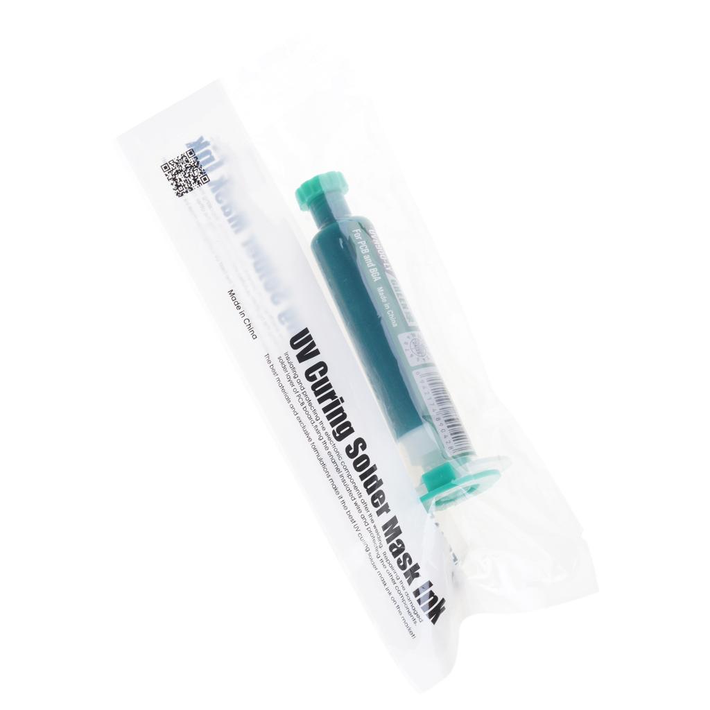 UVs Light Curing No Wash Solder Mask Paste High Temperatures Resistant for PCB Circuit Board Protective Resist Ink
