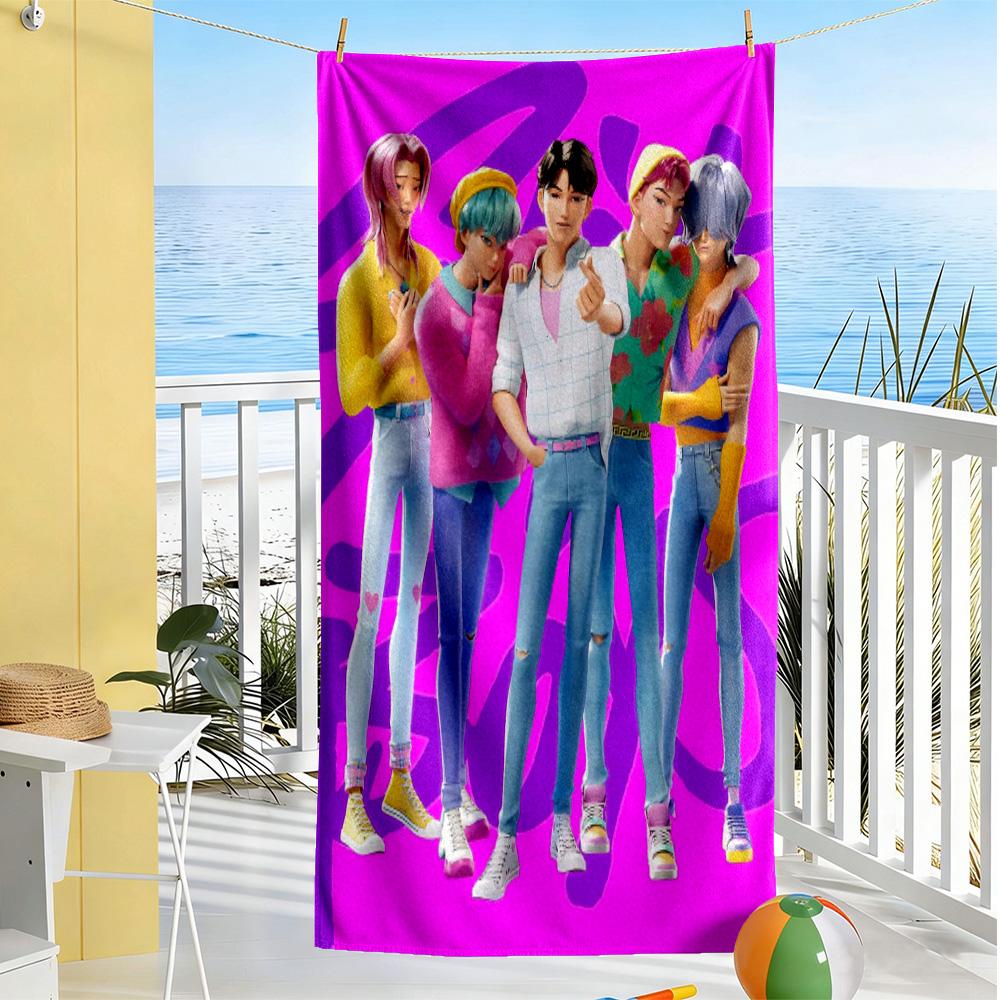 Saja Boys Beach Towel Quick-Dry Soft Microfiber Comfortable Lightweight Portable for Swimming,Beach,Camping, Travel, Beach Accessories,Gym
