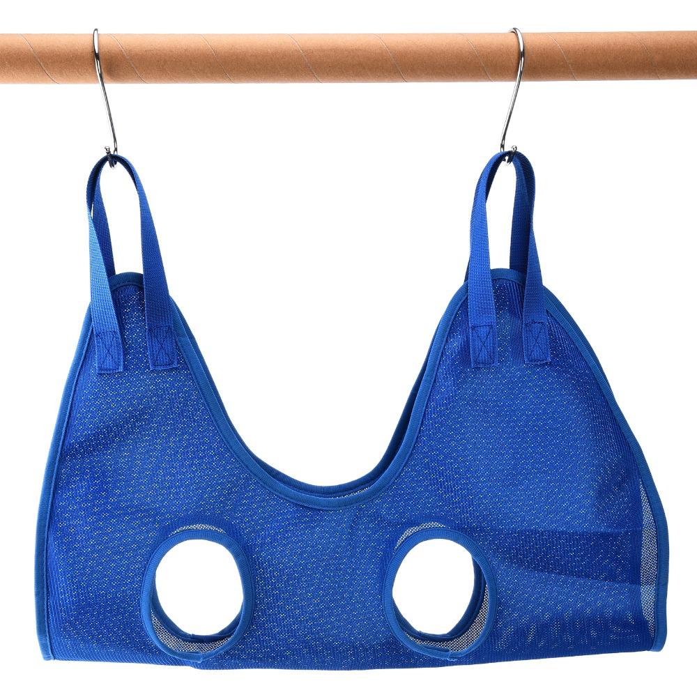 Blue color design Pet Nail Trimming Sling Mesh Pet Restraint Bed  Daily pet beauty grooming